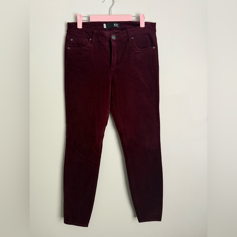 Kut from the Kloth Diana Fab Ab Skinny Corduroy Pants Size 6